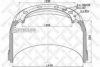 STELLOX 85-00047-SX Brake Drum